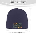 thumbnail image 3 of XMXT Winter Casual Beanie Hats for Men Women, Online Games Time Unisex Adult Cap Warm Daily Knit Hat Skull Caps, Navy Blue, 3 of 9