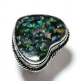 thumbnail image 2 of Natural Ethiopian Opal Gemstone 925 Sterling Silver Gift Ring Size 6.5, 2 of 2