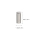 thumbnail image 4 of Riwesomey Tornillo publicitario Hueco de alto brillo Diseño aerodinámico Espejo de vidrio Clavo Tuerca ligera Perno Soporte para colgar en la pared 12x20 Herramientas y ferretería 16x40mm Riwesomey TO008095-13B, 4 of 6