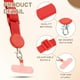 thumbnail image 3 of Lanyard de teléfono ajustable Uxcell, 1 paquete, correa de teléfono cruzada de poliéster, lanyard universal con parche para la mayoría de los teléfonos inteligentes, rojo, 3 of 6