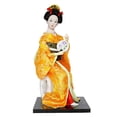 thumbnail image 5 of deevoka Ethnic Japanese Geisha Dolls 12 inch Kimono Dolls for Home Office Table Lady E, 5 of 9