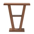 thumbnail image 4 of Baxton Studio Boone Table Console en Bois Fini Noyer Brun, 4 of 8