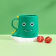 thumbnail image 1 of Taza de baño genérica para niños, lindas tazas de enjuague bucal de dinosaurio, soporte de plástico para cepillo de dientes para niños, taza de baño duradera, 1 of 5