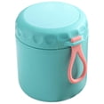 thumbnail image 3 of Heat Resistance Food Cup Insulated Lunch Container For Travel Round 1Pcs Blue 11.5X9X9CM, 3 of 5