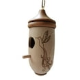thumbnail image 1 of Casa de colibrí, nido de madera para colibrí, comedero colgante para pájaros en el jardín exterior., 1 of 7