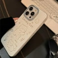 thumbnail image 3 of Designed for iPhone Case,Cute Hollow Cat Lucky Silicone Shockproof Protective Cover Phone Case (iPhone 14 Pro,Silver), 3 of 6