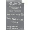 AlaBoard Grey Dry Erase Peel and Stick Message Decal