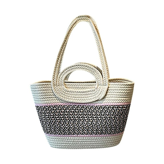 STYLAGO Straw Beach Bags for Women Summer Woven Tote Bag Shoulder Handbags Large Beach Bag for Holiday