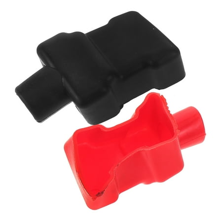 LEORX 2Pcs Battery Terminal Covers Plastic Assorted Color High-efficiency Protection for Vehicles