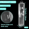 thumbnail image 2 of 5Packs Toothbrush Case, Portable Clear Toothbrush Travel Case, Dust-Proof Plastic Toothbrush Holder Toothpaste Storage Container for Traveling Camping and Business Trips (Transparent), 2 of 7