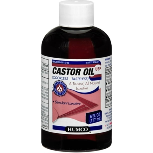 Humco, Liquid Castor Oil, Natural Laxative, 6 fl. oz. 