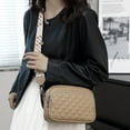 thumbnail image 3 of Women Crossbody Bag Color Clash PU Tote Bag Chain Simple Female Commuter Handbag, 3 of 9