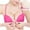 10-Hot Pink, variant on YWDJ Everyday Bras for Women Push Up No Underwire Plus Size Front Closure Front Clip Zip Snap Lace Front Hook Front Close Everyday for Sagging Breasts Lightly Underwear One Piece Underwear Beige L