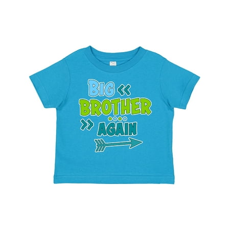 

Inktastic Big Brother Again with Arrow Gift Toddler Boy or Toddler Girl T-Shirt