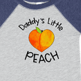thumbnail image 4 of Inktastic Daddy's Little Peach Cute Peach Heart Boys or Girls Baby Bodysuit, 4 of 5