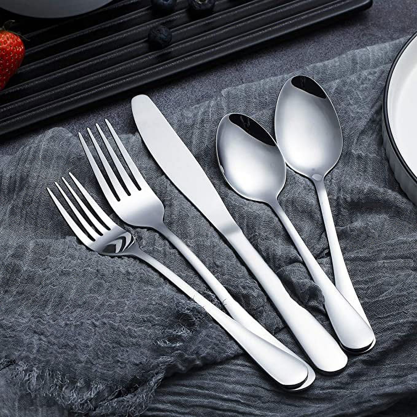 ReaNea 20-Piece Stainless Steel Flatware Set For 4 photo 5