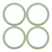Worgeous 4 Pcs Transparent Tape Heat Resistant Tape 9.50X9.50X0.80CM Green