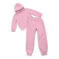 thumbnail image 2 of CONYUMN Girl Clothes Size 7-8 Kids Toddler Baby Girls Boys Autumn Winter Solid Cotton Long Sleeve Tops Pullover Sweatshirt Set Clothes Girl Clothes Size 6 Girls Size 5 Clothes (Pink,3Y), 2 of 5
