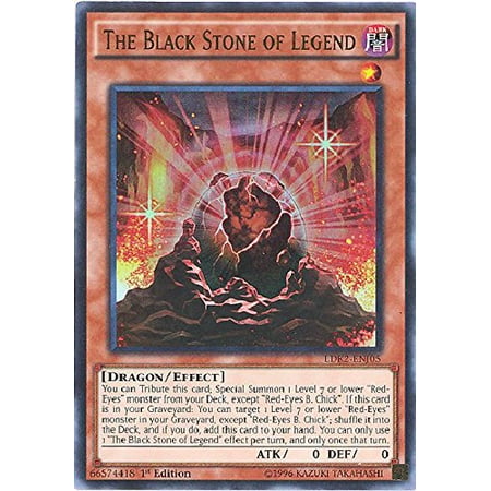 Yu-Gi-Oh! - The Black Stone of Legend (LDK2-ENJ05) - Legendary Decks II - 1st Edition - Ultra Rare, A single individual card from the Yu-Gi-Oh! trading and.., By YuGiOh Ship from