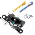 thumbnail image 3 of TOOPRE Traje de perno de placa de freno, Calibre de alear Ti-Aleación Tornillos Circlip de alfiler Bike Mewmewcat Pin de retenedor Disc Pad Brake Pad Ti-aleación Huiop, 3 of 8
