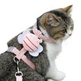 thumbnail image 2 of mdesiwst Little Bee Cat Harness Adjustable Kitten Harness with Leash Cute Bee Cat Harness for Kittens Adult Cats Safe Outdoor Walks, 2 of 8