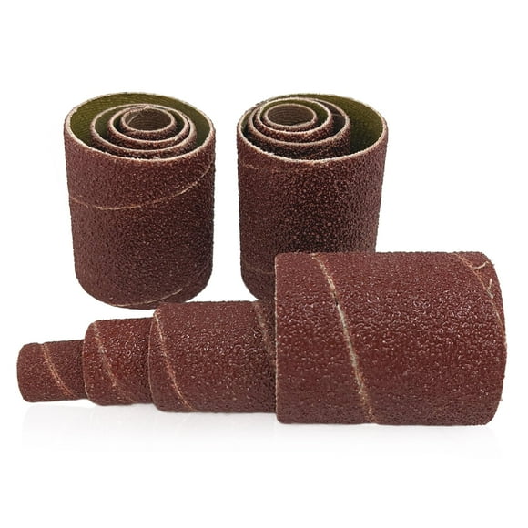 LINE10 Tools 12 Pack Spindle Sanding Sleeves, 2 Inch Long, 60, 80 and 120 Grit