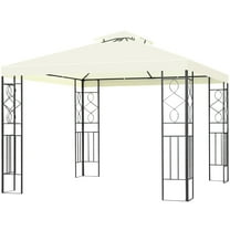 Costway 2 Tier 10'x10' Patio Gazebo Canopy Tent Steel Frame Shelter Awning
