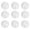 White, variant on 9-Pack Black Rubber Cord Management Clips - Multi-Size Cable Organizer Desk Tidy w/Adhesive Back Charger Holder Set