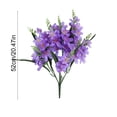 thumbnail image 3 of YOHAVEN Artificial Plant Bouquet For Wedding Home Hotel Floral Displays, Fabric And Plastic Flowers, Low Maintenance, Space Saving Desk Or Table Centerpiece, 36x20 Cm, Vibrant Multi Color Green, 3 of 6