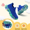 thumbnail image 5 of CZV Kids' Sock Sneakers Lightweight Breathable Slip-On Shoes for Boys & Girls - Non-Slip Casual Walking Shoes for Toddler/Little Kid,Size 4 Big Kid,Blue, 5 of 8
