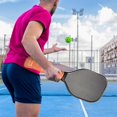 thumbnail image 2 of Professional Pickleballs Paddle Pickleballs Practice Paddles with Long Handle and Frosted Surfaces for Improved Training brown handle, 2 of 5