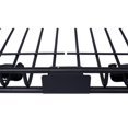 Black Steel Rooftop Cargo Carrier Basket Top Mount Roof Rack for