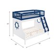 thumbnail image 4 of ACME Furniture Thomas Metal Twin over Twin Bunk Bed in Silver, 4 of 5