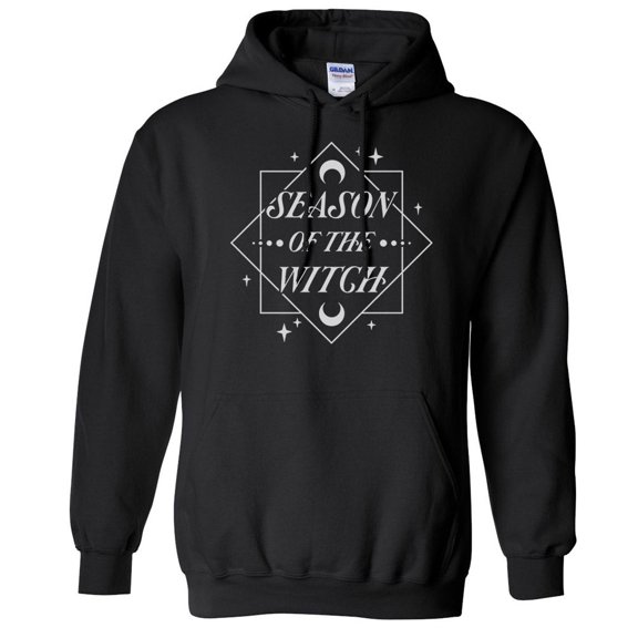 Season of the Witch Hoodie Sweatshirt Unisex Large Black