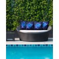 thumbnail image 2 of Waterproof Outdoor Throw Pillows with Inserts 16"x16", Blue Purple Soft Decorative Pillowcases for Couch Bedroom, Modern Abstract Night Sky Stars Pillow Covers for Sofa Living Room, 2 of 8
