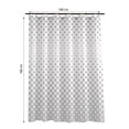 thumbnail image 1 of Cortina Home Creations de Baño Peva con 12 Ganchos de Plástico Gris, 1 of 4