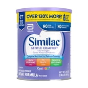 (4 pack) Similac Gentle Comfort Powder Baby Formula, 29.8-oz Can