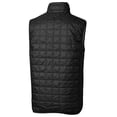 thumbnail image 3 of Men's Cutter & Buck Black Rutgers Scarlet Knights Big & Tall Rainier PrimaLoft Eco Full-Zip Puffer Vest, 3 of 3