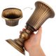 thumbnail image 5 of FUTUREORYY Florero De Metal Dorado Para Uso En Con De Retro Y Decorativo, 5 of 8