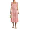 thumbnail image 6 of BeachLunchLounge Womens Alicia Maxi Dress with Tie Back, 6 of 6