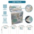 thumbnail image 6 of Marine Life Table Runner 90 Inches, Summer Coastal Nautical Coral Conch Seashells Bed Runner Dresser Scarves Tabletop for Indoor Outdoor Parties/Ceremony/Banquet, 13" x 90", 6 of 9