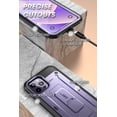 thumbnail image 4 of SupCase Unicorn Beetle Pro - Protective case for cell phone - rugged - MagSafe compatibility - polycarbonate, thermoplastic polyurethane (TPU) - deep purple - 6.7" - for Apple iPhone 14 Pro Max, 4 of 10