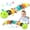 Green2, variant on baby toy music caterpillar multicolor baby toy fold rattle soft tape ruler design, bells and rattles educational toddler plush toys, suitable for newborns, boys, girls and babies over 3 months old.