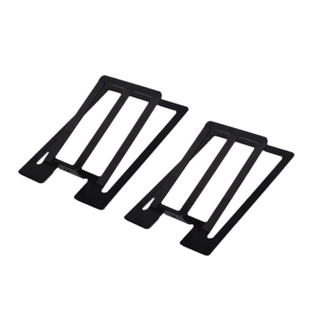 2 Pieces Small Speaker Brackets Sturdy Table Mount Holder Metal Construction for Bookshelf Studio Monitors