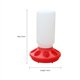 thumbnail image 1 of Bebedero y alimentador de pollitos, bebederos automáticos de agua para aves peque?as, dispensadores de alimentos, Material plástico de grado alimenticio inofensivo ZefeiWu 8390606930156, 1 of 1