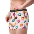 thumbnail image 3 of Bingfone Colorful Donuts Men's Underwear - Casual Stretch Boxer Briefs-Large, 3 of 7