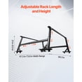thumbnail image 3 of VEVOR Truck Ladder Rack Non-Drilling Bed Rack 800 lbs Capacity for Large Cargo, 3 of 9