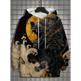 thumbnail image 3 of Sudadera con capucha para hombre con estampado 3D de animales, sudadera con capucha de manga larga con gráficos de tigre y león, moda de otoño, sudadera con capucha de dragón para hombre, ropa de call, 3 of 5