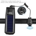 thumbnail image 4 of Front Solar Charging Bike Front Light High Brightness Flaslight with Horn for Mountain Bike Night Cycling, 4 of 8