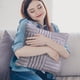 thumbnail image 4 of Pillowcase Pillowcase With Striped Concealed Zip Removable Breathable And Warm No Deformation Solid Colour Cushion Cover Pillowcase, 4 of 6